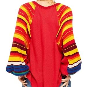 FREE PEOPLE RAINBOW DREAMS TOP